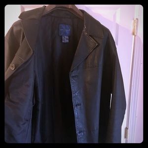 Men’s Towncraft XLT Real Leather Dress Coat
